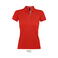 Polo mujer Portland Women. Color naranja tostado.