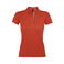 Polo mujer Portland Women. Color naranja tostado.