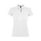 Polo mujer Portland Women. Color blanco.