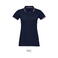 Polo mujer Prestige Women. Color azul profundo.
