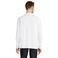 Polo manga larga unisex Prime Lsl. Color blanco.