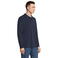 Polo manga larga unisex Prime Lsl. Color azul profundo.