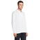 Polo manga larga unisex Prime Lsl. Color blanco.