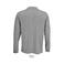 Polo manga larga unisex Prime Lsl. Color gris mezcla.