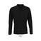 Polo manga larga unisex Prime Lsl. Color negro.