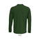 Polo manga larga unisex Prime Lsl. Color verde botella.