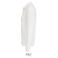 Polo manga larga unisex Prime Lsl. Color blanco.