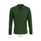 Polo manga larga unisex Prime Lsl. Color verde botella.