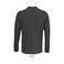 Polo manga larga unisex Prime Lsl. Color gris oscuro.