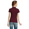 Polo mujer Prime Women. Color rojo burdeos.