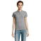 Polo mujer Prime Women. Color gris mezcla.