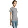 Polo mujer Prime Women. Color gris mezcla.