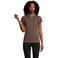 Polo mujer Prime Women. Color marrón chocolate.
