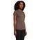 Polo mujer Prime Women. Color marrón chocolate.