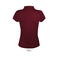 Polo mujer Prime Women. Color rojo burdeos.