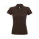 Polo mujer Prime Women. Color marrón chocolate.