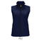 Chaleco softshell impermeable mujer Race BW Women. Color azul profundo.