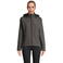 Chaqueta softshell con capucha reciclada mujer Race Hooded Women. Color gris antracita.