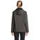 Chaqueta softshell con capucha reciclada mujer Race Hooded Women. Color gris antracita.