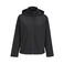 Chaqueta softshell con capucha reciclada mujer Race Hooded Women. Color negro.