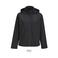 Chaqueta softshell con capucha reciclada mujer Race Hooded Women. Color negro.