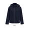 Chaqueta softshell con capucha reciclada mujer Race Hooded Women. Color azul profundo.