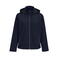 Chaqueta softshell con capucha reciclada mujer Race Hooded Women. Color azul profundo.