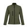 Chaqueta softshell mujer Roxy Women. Color verde militar.