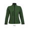Chaqueta softshell mujer Roxy Women. Color verde botella.