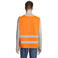 Chaleco alta visibilidad unisex Safety Pro. Color naranja fluor.