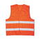 Chaleco alta visibilidad unisex Safety Pro. Color naranja fluor.