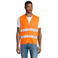 Chaleco alta visibilidad unisex Secure Pro. Color naranja fluor.