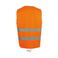 Chaleco alta visibilidad unisex Secure Pro. Color naranja fluor.