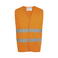 Chaleco alta visibilidad unisex Secure Pro. Color naranja fluor.