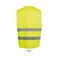 Chaleco alta visibilidad unisex Secure Pro. Color amarillo neon.