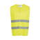 Chaleco alta visibilidad unisex Secure Pro. Color amarillo neon.