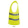 Chaleco alta visibilidad unisex Secure Pro. Color amarillo neon.