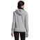 Sudadera con capucha y cremallera mujer Seven Women. Color gris mezcla.