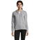 Sudadera con capucha y cremallera mujer Seven Women. Color gris mezcla.