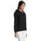 Sudadera con capucha y cremallera mujer Seven Women. Color negro.