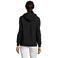 Sudadera con capucha y cremallera mujer Seven Women. Color negro.