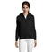 Sudadera con capucha y cremallera mujer Seven Women. Color negro.