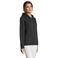Sudadera con capucha y cremallera mujer Seven Women. Color gris antracitamezcla.