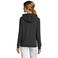 Sudadera con capucha y cremallera mujer Seven Women. Color gris antracitamezcla.