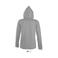 Sudadera con capucha y cremallera mujer Seven Women. Color gris mezcla.