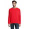 Sudadera sostenible unisex Space. Color rojo.