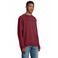 Sudadera sostenible unisex Space. Color rojo burdeos.