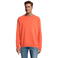 Sudadera sostenible unisex Space. Color naranja tostado.