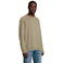 Sudadera sostenible unisex Space. Color verde caqui.
