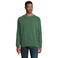 Sudadera sostenible unisex Space. Color verde botella.